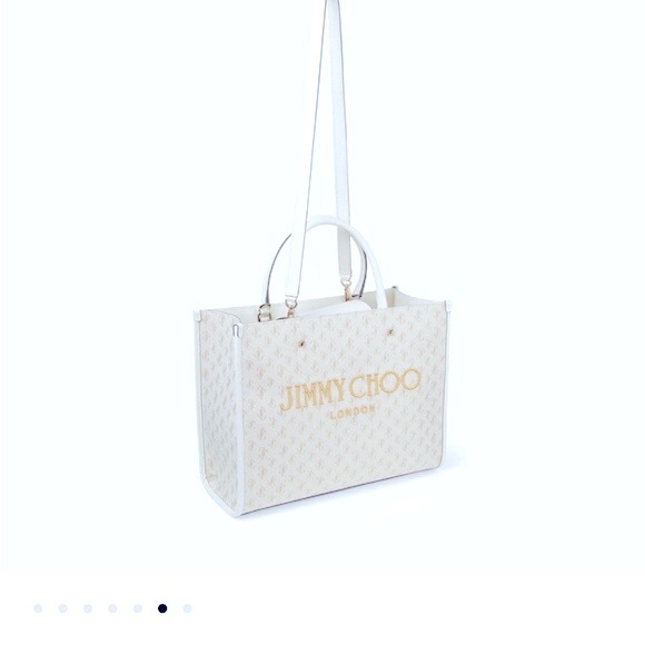 New Authentic Jimmy Choo Varenne M Tote - Picture 6 of 13